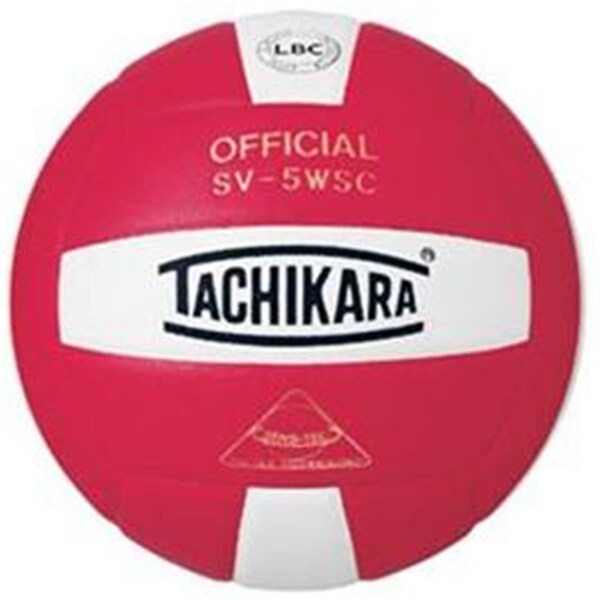 Tachikara Tachikara SV5WSC.SCW Sensi-Tec Composite High Performance Volleyball - Scarlet-White SV5WSC.SCW - main